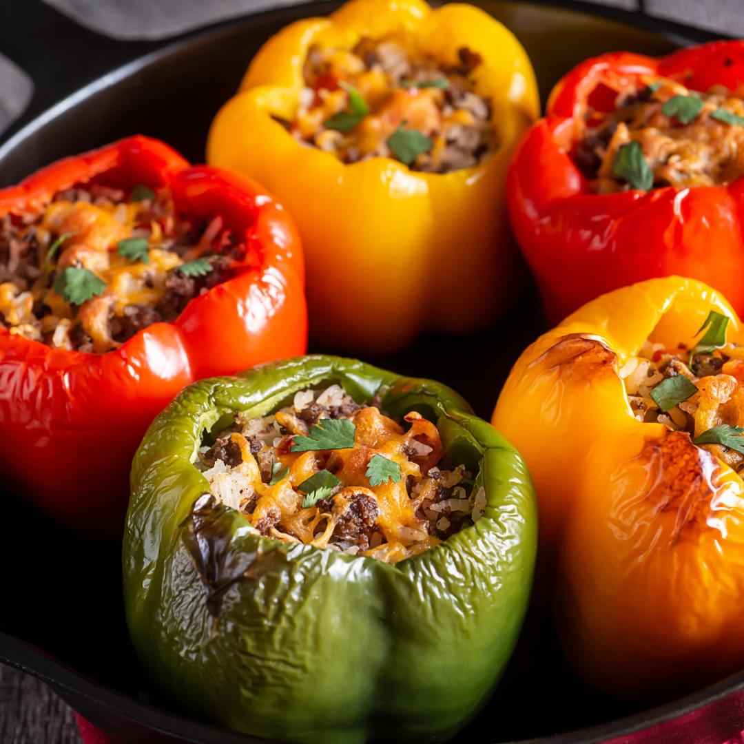 Wholesome Quinoa and Black Bean Stuffed Peppers