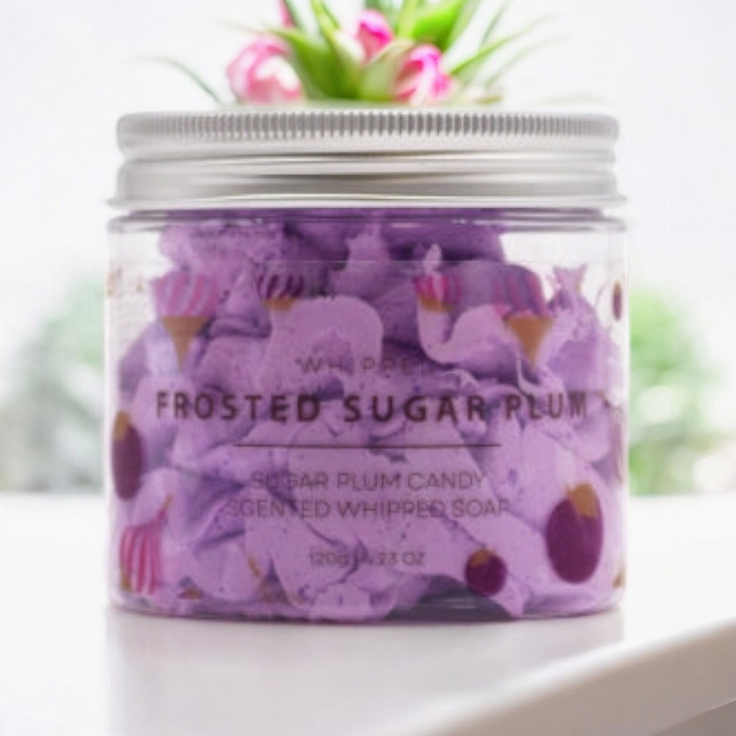 Frosted Sugar Plum Whipped Soap